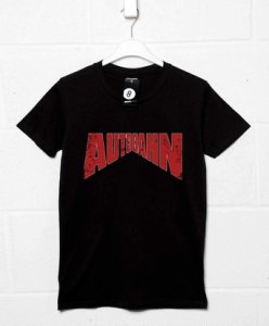 Sale Item - Autobahn Distressed Logo T Shirt - Inspired By The Big Lebowski - Black - XL