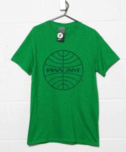 Sale Item - Pan Am Airlines T Shirt - Medium - Antique Green
