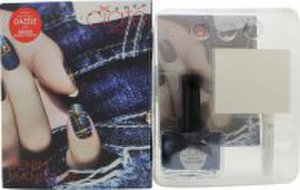 Ciaté Denim Manicure Kit Gift Set 13.50ml Nail Polish in Regatta + 1 x Grip Glue + 30 x Studs + 2 x Water Transfers