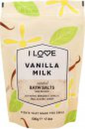 I Love... Vanilla Milk Bath Salts 500g