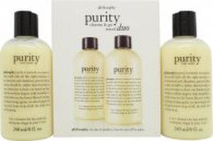Philosophy Purity Made Simple 3-in-1 Cleanser For Face And Eyes Duo 2 x 240ml