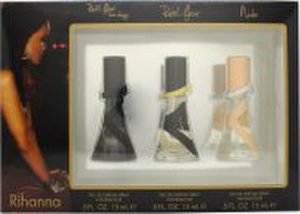 Rihanna Fragrance Gift Set 15ml Reb'l Fleur Love Always EDP + 15ml Reb'l Fleur EDP + 15ml Nude EDP