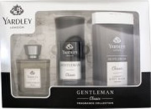 Yardley Gentleman Classic Gift Set 50ml EDT + 150ml Body Wash + 150ml Body Spray
