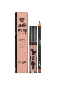 Womens Barry M Matte Me Up Lip Kit  Go To - natural - One Size, Natural