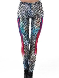 Berrylook 3D fish scale digital printing sports leggings shoping, online shop, women's leggings, printed leggings