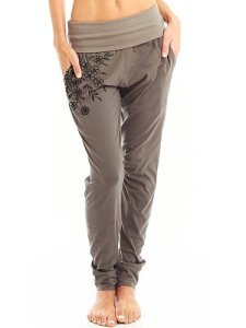 Berrylook Autumn and winter high waist fashion printed casual pants online, shoping, printing Casual Pants,
