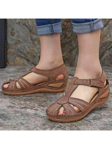 Berrylook Casual Comfort Wedge Sandals clothes shopping near me, sale,