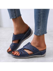 Berrylook Comfortable wedge slippers online shop, shop,