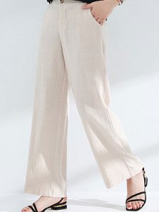 Berrylook Cotton And Linen Loose Linen Wide-leg Pants sale, online shopping sites,