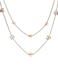 Berrylook Crystal Cube Long Necklace shop, stores and shops, Bohemian Necklaces,