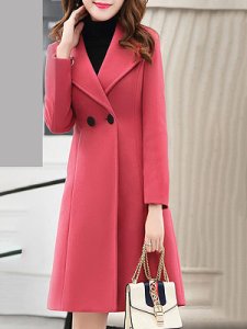 Berrylook Dragon and Phoenix woolen coat women's mid-length Korean style 2020 autumn and winter slim woolen coat sale, online sale, winter jacket, womens casual jackets