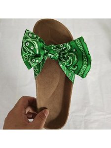 Berrylook Fashion Bow tie flat slippers shoping, online sale,
