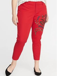 Berrylook Fashion casual printed cropped trousers sale, online shopping sites, printing Casual Pants,