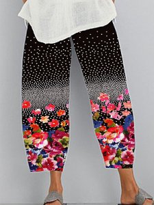 Berrylook Fashion casual printed wide-leg pants clothes shopping near me, shoping,