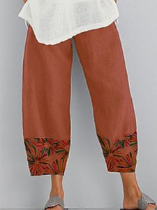 Berrylook Fashion casual printed wide-leg pants online, clothing stores,