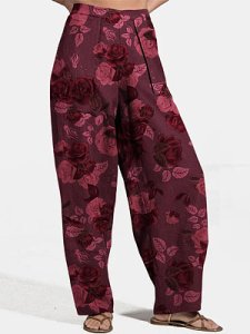 Berrylook Fashion casual printed wide-leg pants stores and shops, online shop,