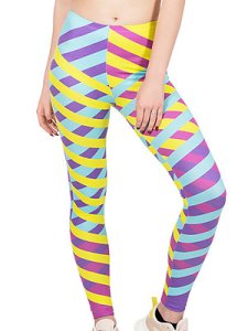 Berrylook Fashion color print striped casual leggings shop, shoppers stop, sequin leggings, printed leggings