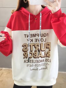 Berrylook Fashion Colorblock Hoodie clothing stores, clothes shopping near me, Long Hoodies, zip up hoodies, sweater hoodie