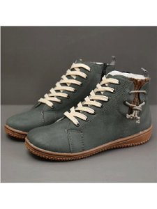 Berrylook Fashion flat lace-up snow boots stores and shops, online shopping sites,