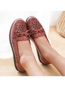 Berrylook Fashion hollow flat women's shoes online stores, online sale,