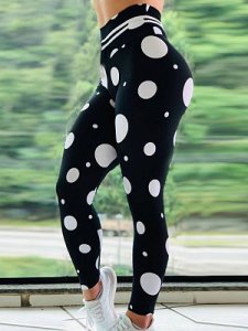 Berrylook Fashion printed sports leggings yoga pants shop, online sale, high waisted leggings, black leggings