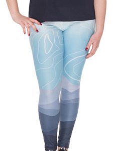 Berrylook Fashion stretch plus size casual printed leggings shoping, online shop, red leggings, jeggings