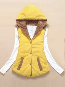 Berrylook Fashion wild hooded Waistcoat clothing stores, online, sleeveless Waistcoat,