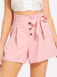 Berrylook Fashion wild lace-up A-line shorts online sale, online shopping sites,