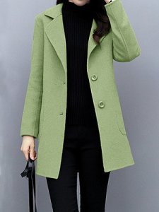 Berrylook Fashionable temperament slim and thin woolen coat mid-length woolen coat online shopping sites, online shop, womens casual jackets, womens fall jacket