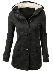 Berrylook Hooded Patch Pocket Plain Woolen Coat online, online stores, womens winter parka, military jacket women