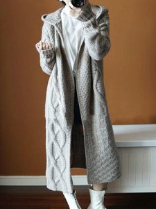 Berrylook Hooded Plain Long Sleeve Coats sale, online shop, winter vest womens, womens winter coats