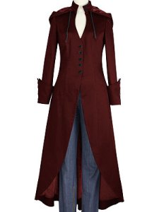 Berrylook Hooded Zips Decorative Button Plain Long Sleeve Trench Coats clothes shopping near me, online shopping sites,