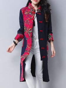 Berrylook Long stitching coat shoppers stop, shop, Long Coats, winter jackets for women on sale, womens red coat