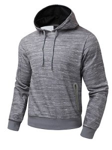Berrylook Men Drawstring Zips Pocket Hoodie clothes shopping near me, stores and shops,