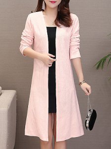 Berrylook Mid-length slim trench coat online shop, stores and shops, Long Trench Coats,