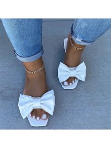 Berrylook New bow tie women's casual slippers online, stores and shops,