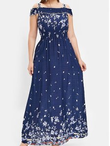 Berrylook Off-the-shoulder Print Straight Dress shoppers stop, online shopping sites, black long sleeve dress, petite maxi dresses