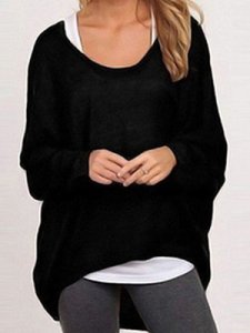 Berrylook Round Neck Plain Knit Pullover online stores, clothes shopping near me, cardigan sweaters for women, cardigan sweater