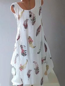 Berrylook Round Neck Printed Shift Dress shoppers stop, clothes shopping near me, printing Shift Dresses, long white dress, short sleeve shift dress