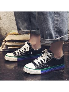Berrylook Stylish and comfortable rainbow canvas shoes stores and shops, shop,