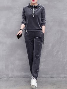 Berrylook Two-Piece Gold Velvet Sweater clothing stores, clothes shopping near me,