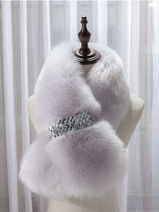 Berrylook Warm Faux Fur Fashion Scarf online sale, online,