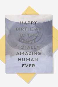 AFL - Afl Birthday Card - Amazing Human - Carlton