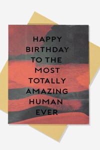 AFL - Afl Birthday Card - Amazing Human - Essendon
