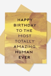 AFL - Afl Birthday Card - Amazing Human - Hawthorn