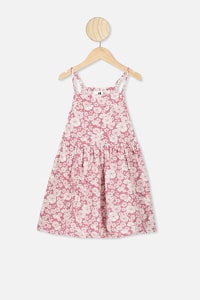 Cotton On Kids - Nicolette Sleeveless Dress - Very berry/retro floral