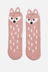 Cotton On Kids - Slipper Sock - Fox