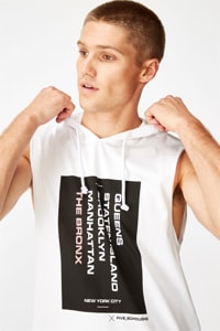 Cotton On Men - Hustle Muscle - White/stacked cities