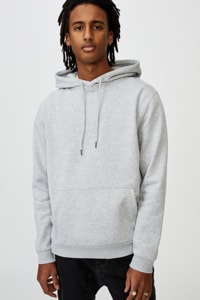 Factorie - basic hoodie - grey marle