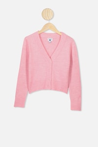 Free by Cotton On - Ailie Crop Cardigan - Marshmallow marle